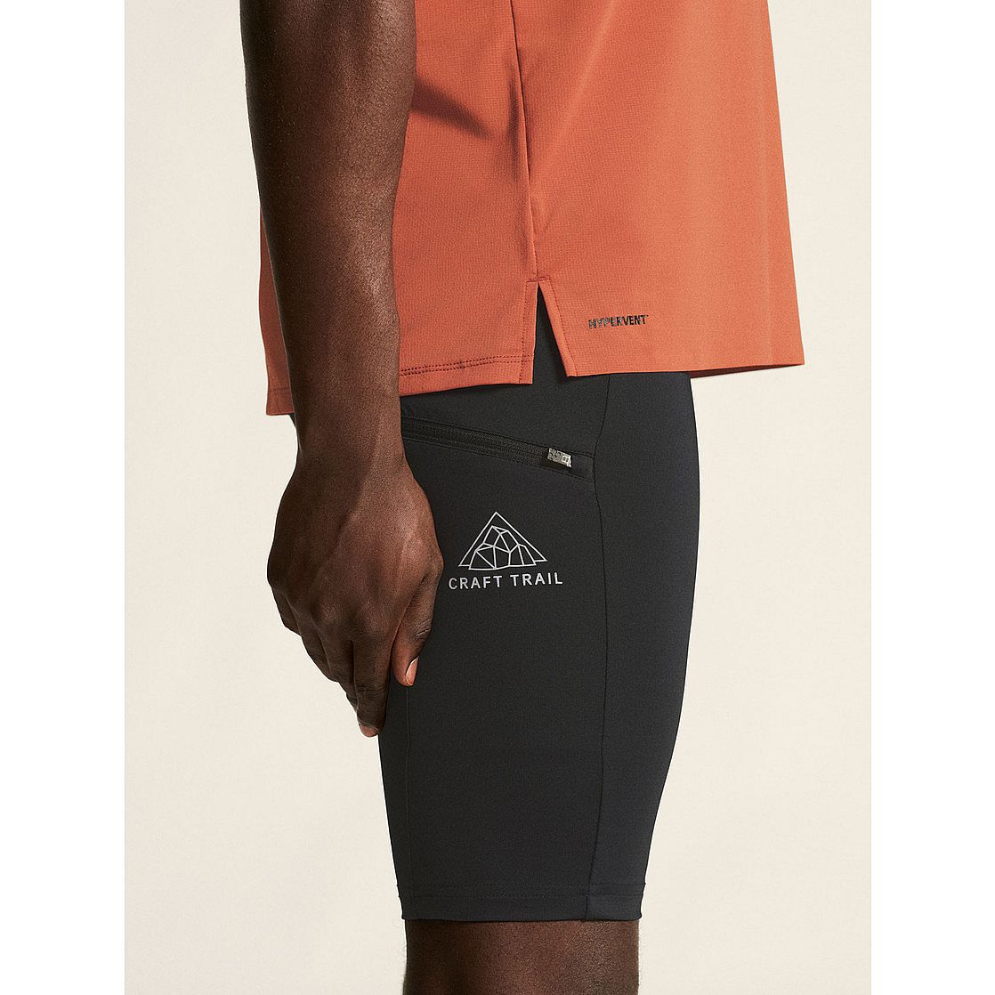 115659-Craft-PRO-Trail-hardloopbroek-kort-2-zwart-heren-afbeelding-3