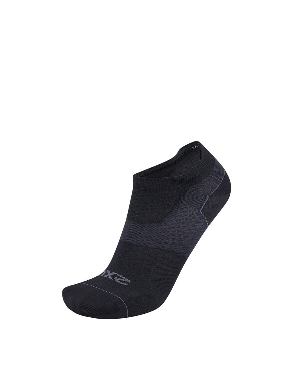 113712-2XU-Vectr-Ultralight-No-Show-hardloopsokken-BlackTitanium-Unisex-afbeelding-1