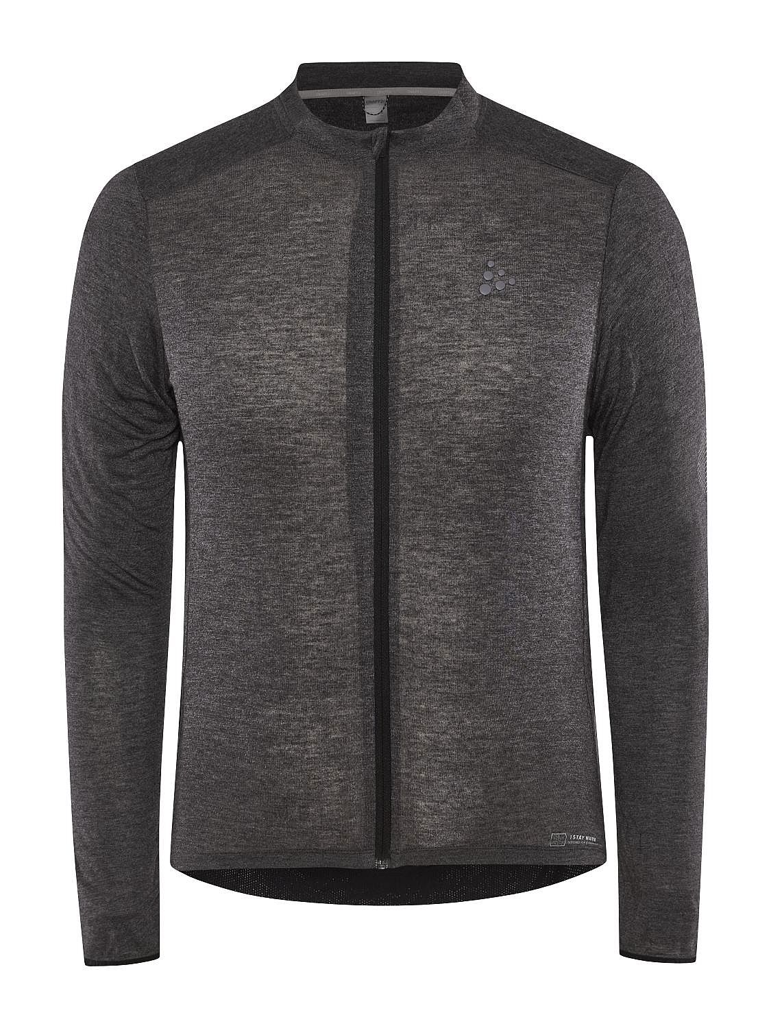 93576-Craft-Core-Bike-Essence-Wool-Jersey-lange-mouw-zwart-heren-afbeelding-1