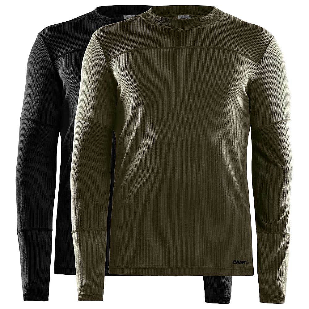 92273-Craft-Core-Dry-ondershirt-2-pack-lange-mouw-black-rift-heren-afbeelding-1