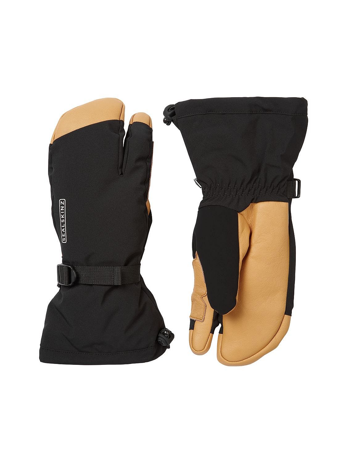 104673-SealSkinz-Congham-waterproof-thermal-split-3-finger-handschoen-black-unisex-afbeelding-1