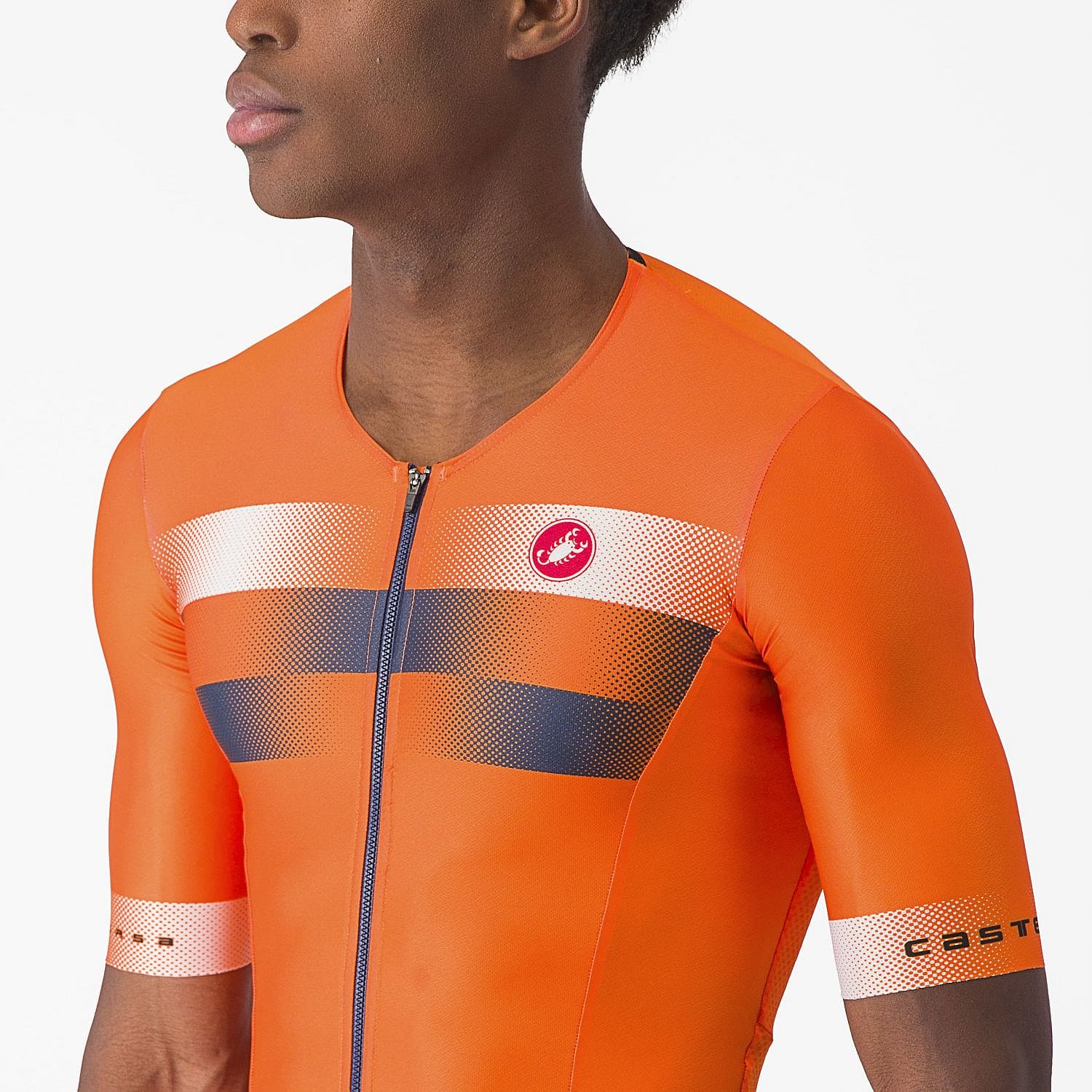 98129-Castelli-Free-speed-2-race-tri-top-oranjeblauw-heren-afbeelding-3