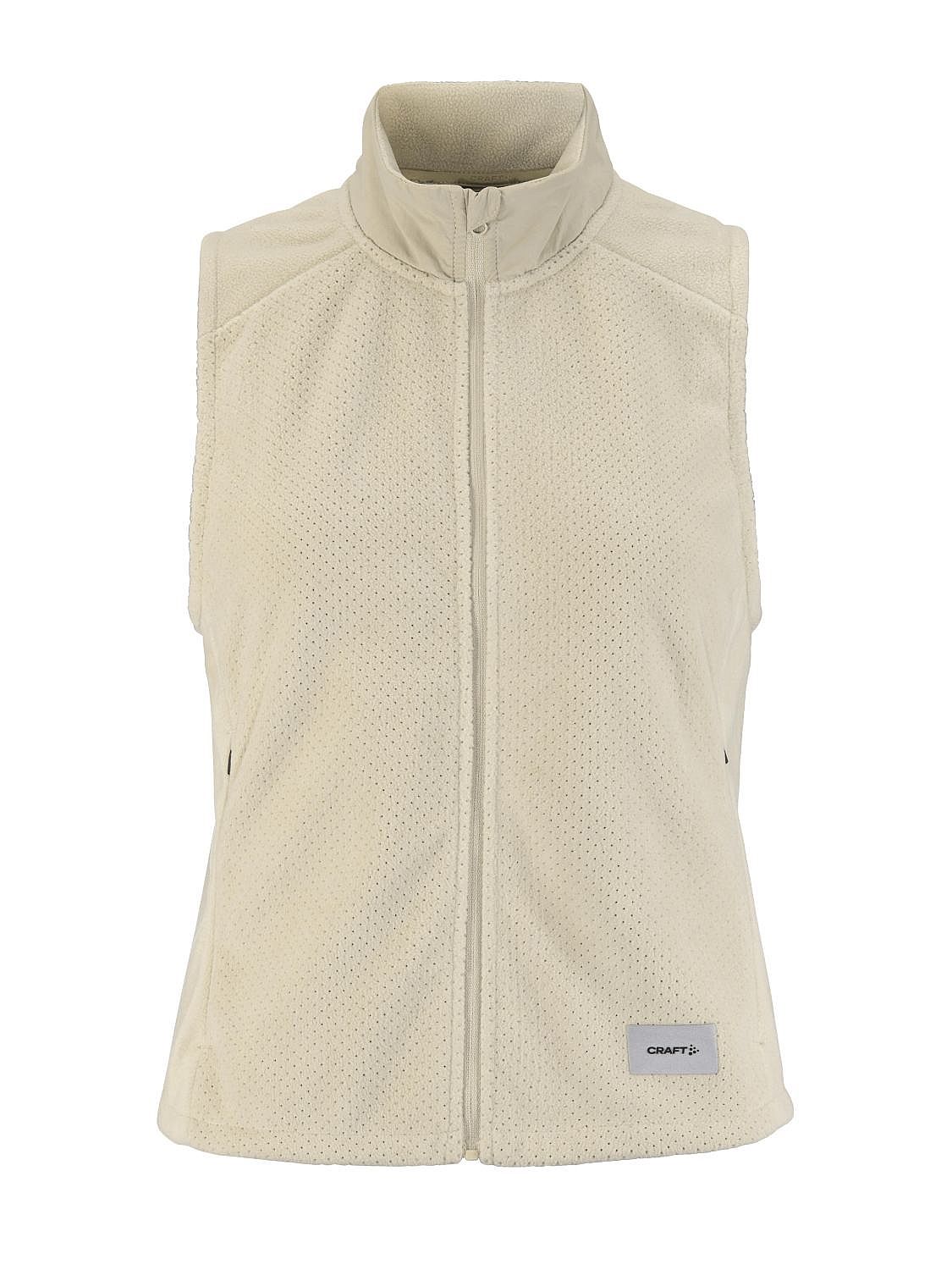 1916566-214000-Craft-Subz-Fleece-hardloopvest-mouwloos-beige-dames-afbeelding-1