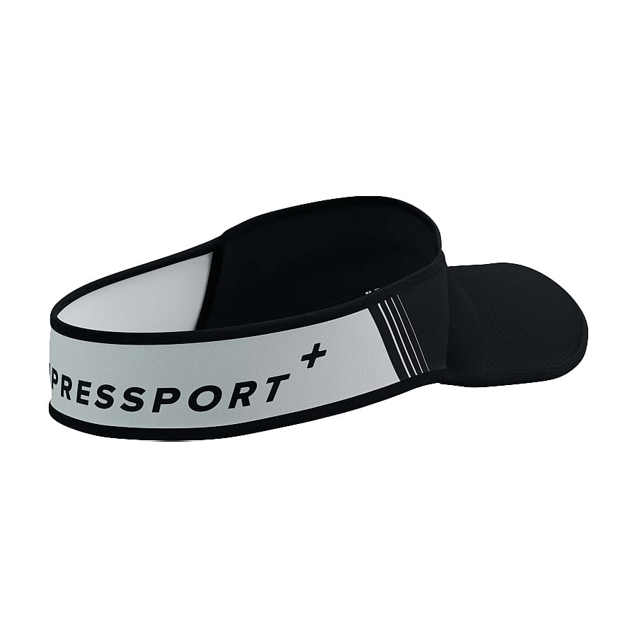 105223-Compressport-Ultralight-hardloop-visor-zwartwit-afbeelding-3