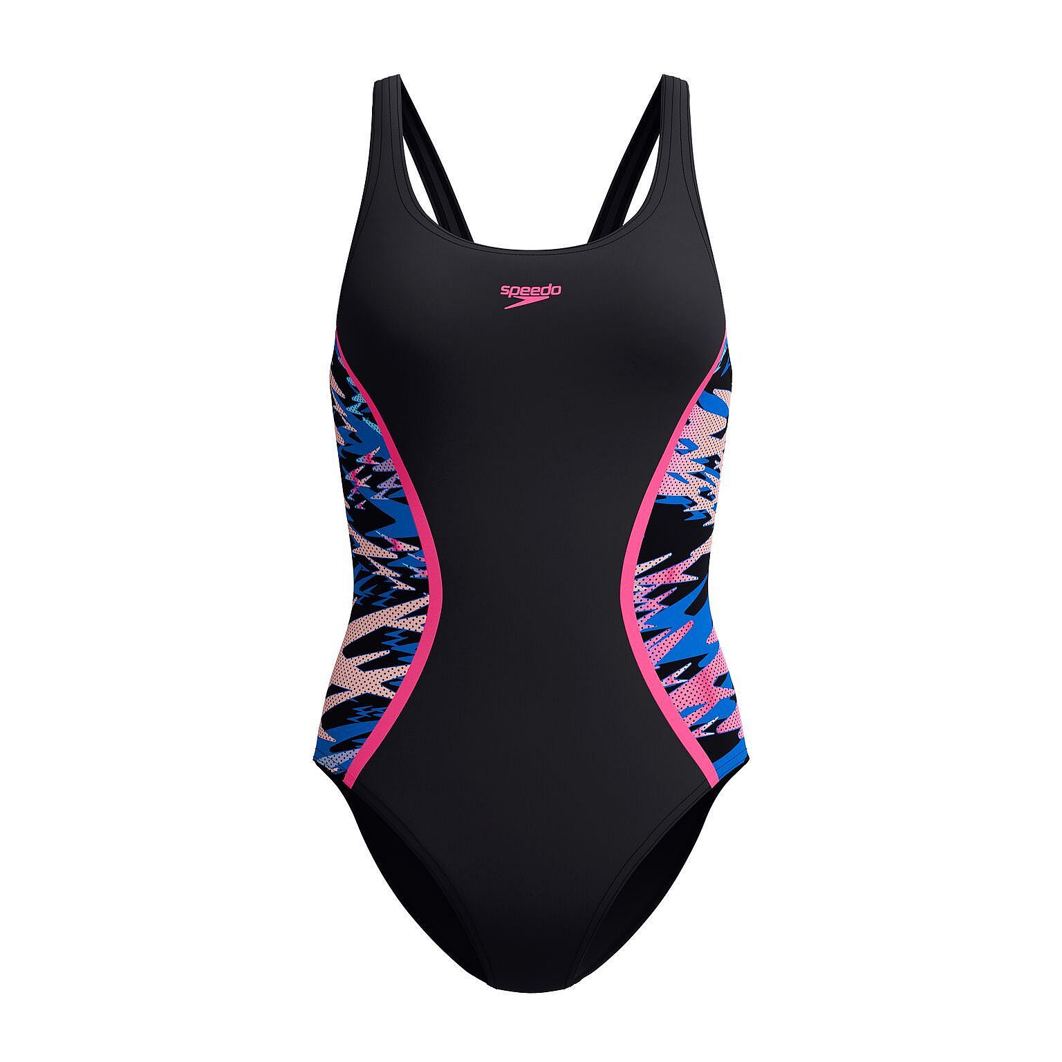 143543-Speedo-Hyperboom-Splice-Muscleb-badpak-zwartroze-dames-afbeelding-2