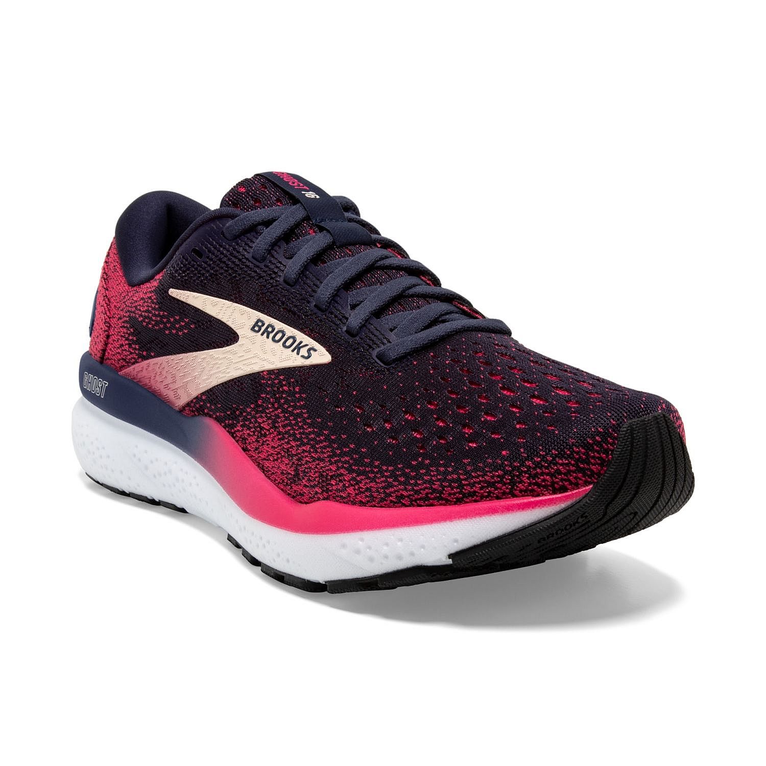101975-Brooks-Ghost-16-hardloopschoenen-zwartrood-dames-afbeelding-2