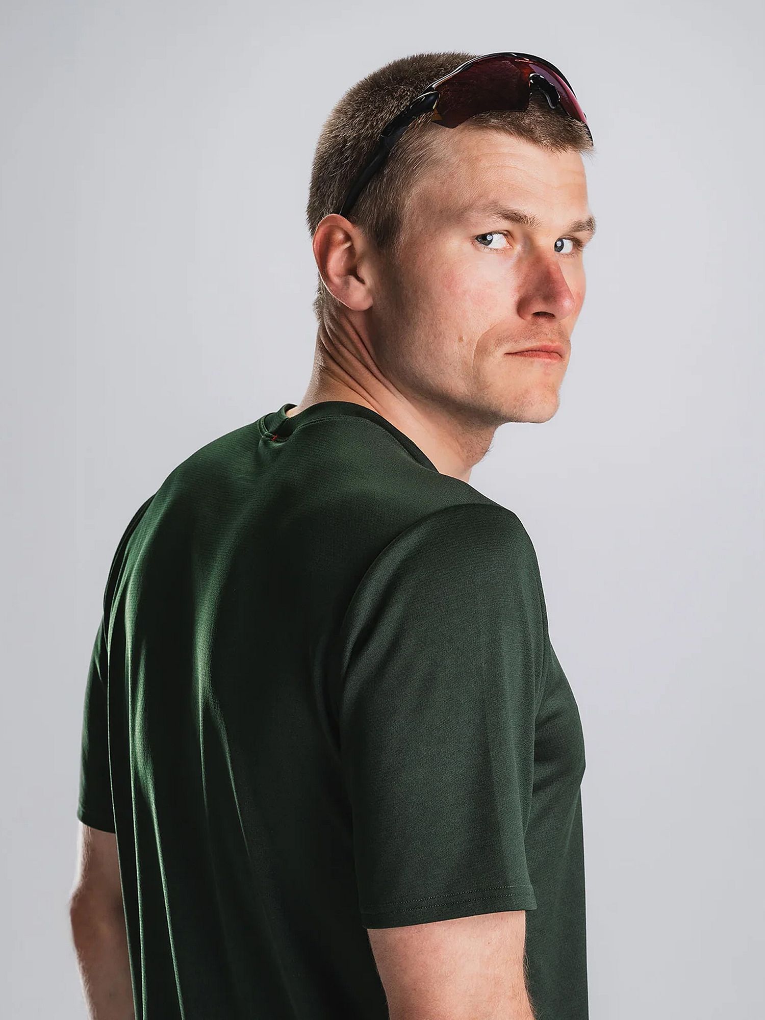 144475-Fusion-Tempo-Two-Run-T-shirt-heren-groen-afbeelding-5
