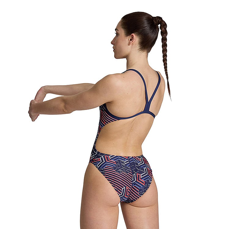 97187-Arena-Kikko-Pro-Challenge-Back-badpak-blauwrood-dames-afbeelding-3