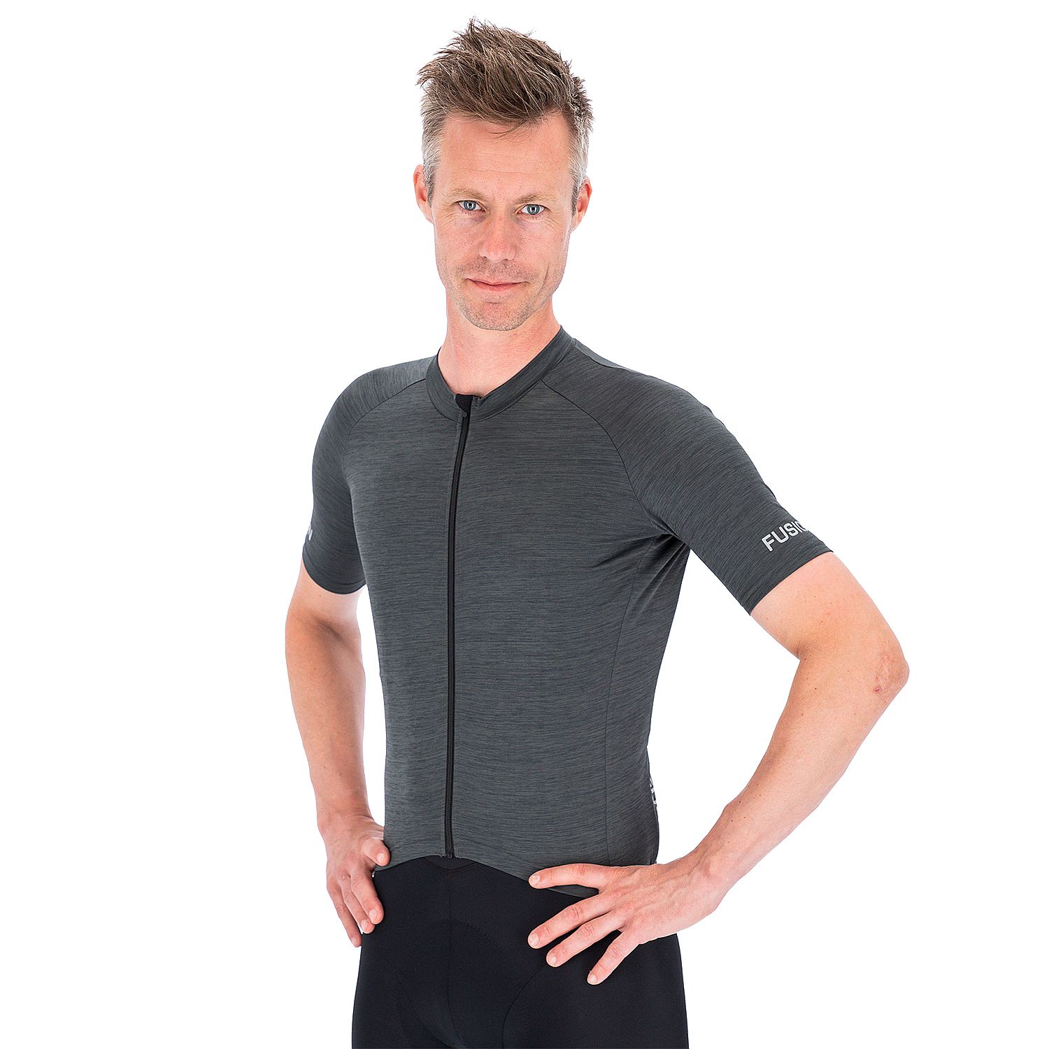 88571-Fusion-C3-Cycling-Jersey-grijs-Unisex-afbeelding-1