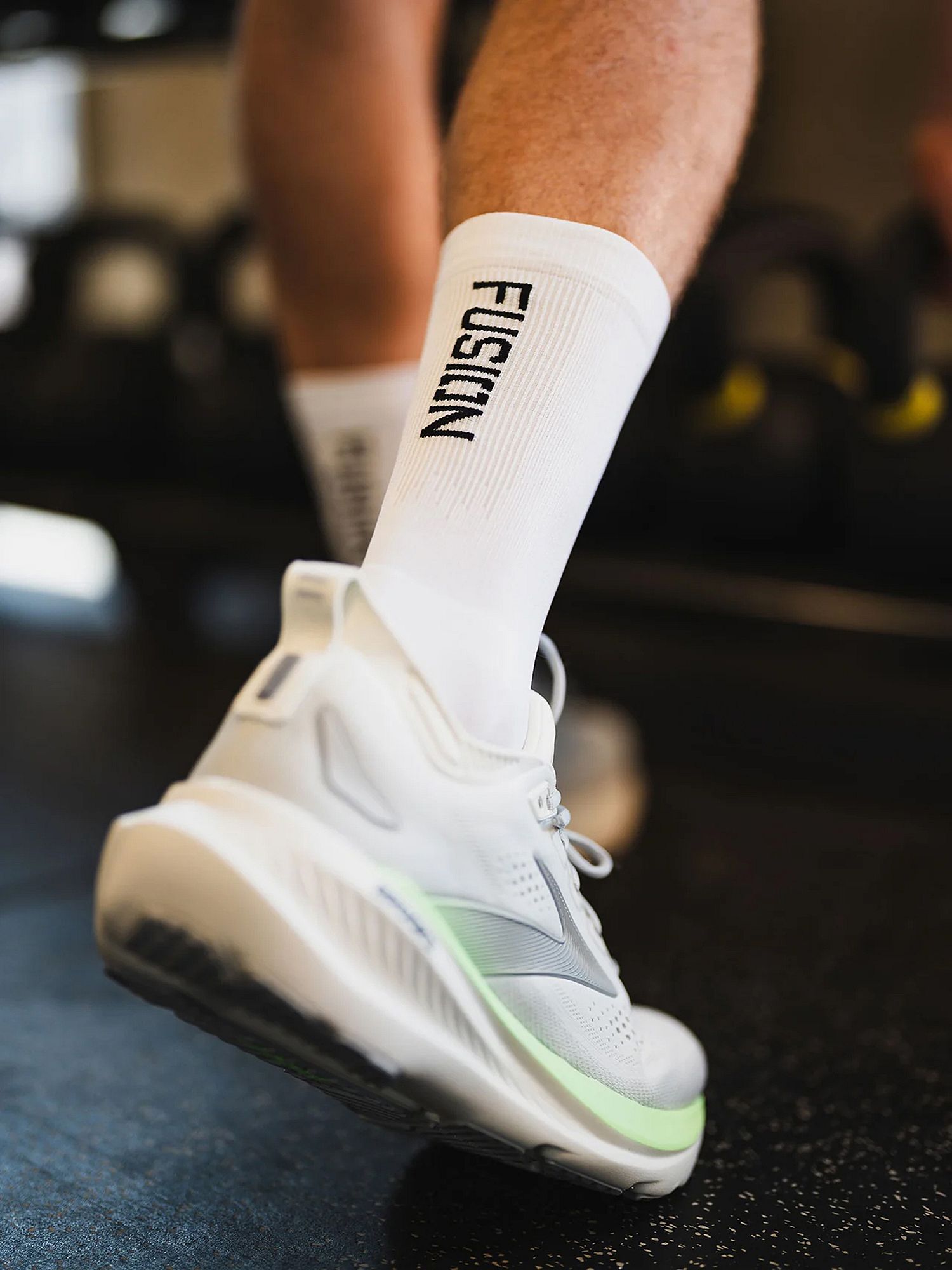 144582-Fusion-Tempo-One-Sock-unisex-wit-afbeelding-2