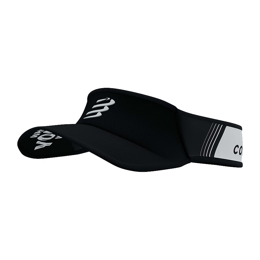 105223-Compressport-Ultralight-hardloop-visor-zwartwit-afbeelding-1
