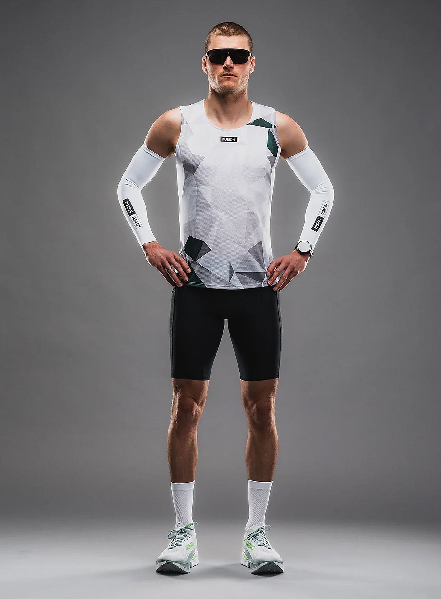 144556-Fusion-Tempo-Run-Sleeves-heren-wit-afbeelding-5