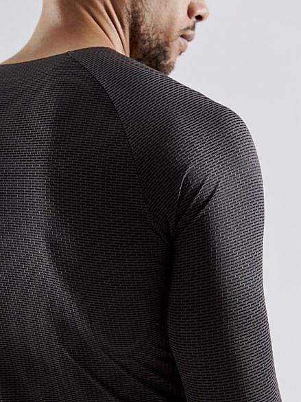 60605-Craft-Pro-Dry-Nanoweight-lange-mouw-ondershirt-zwart-heren-afbeelding-3