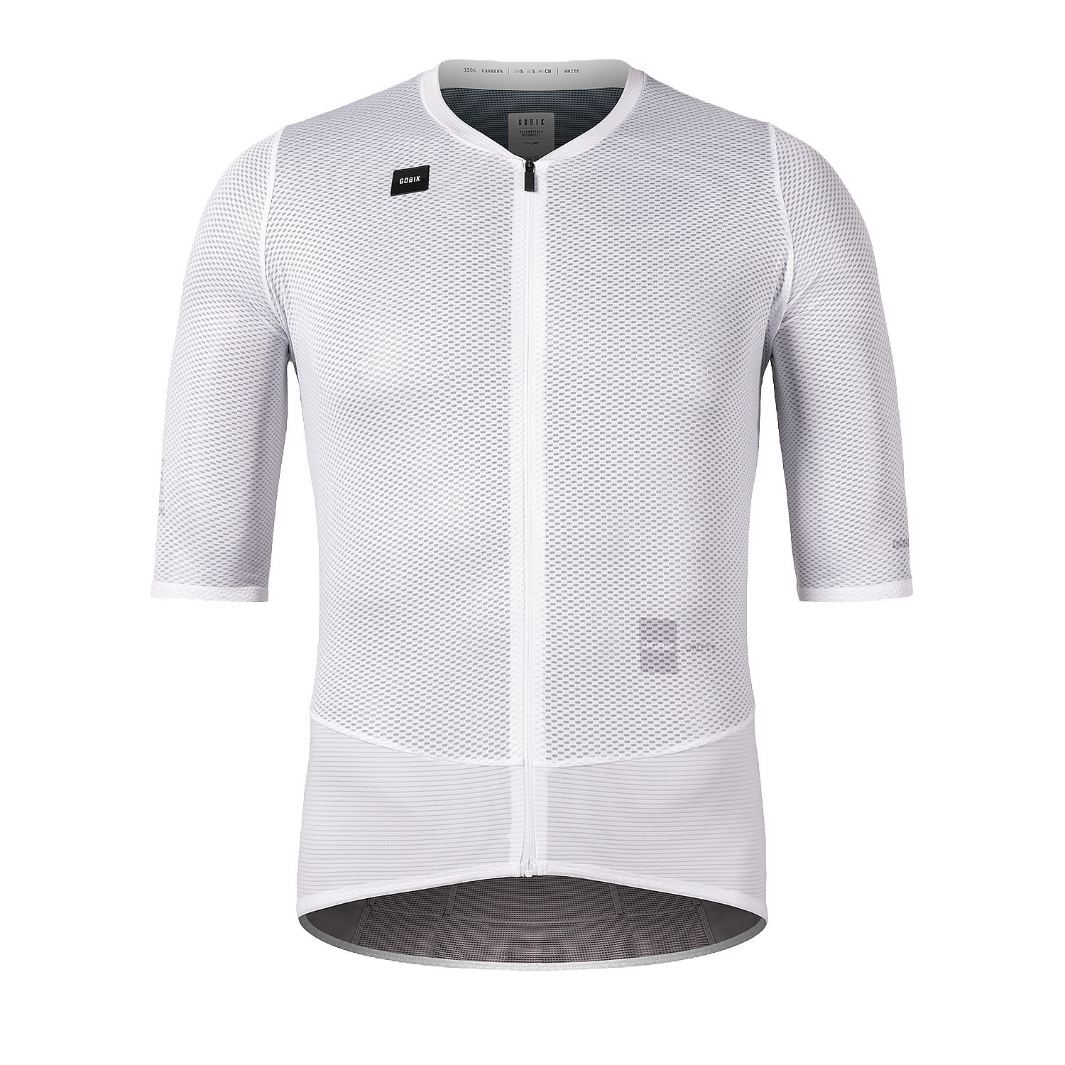 10-01-056-026-Gobik-fietsshirt-korte-mouw-carrera-3.0-white-unisex-afbeelding-1