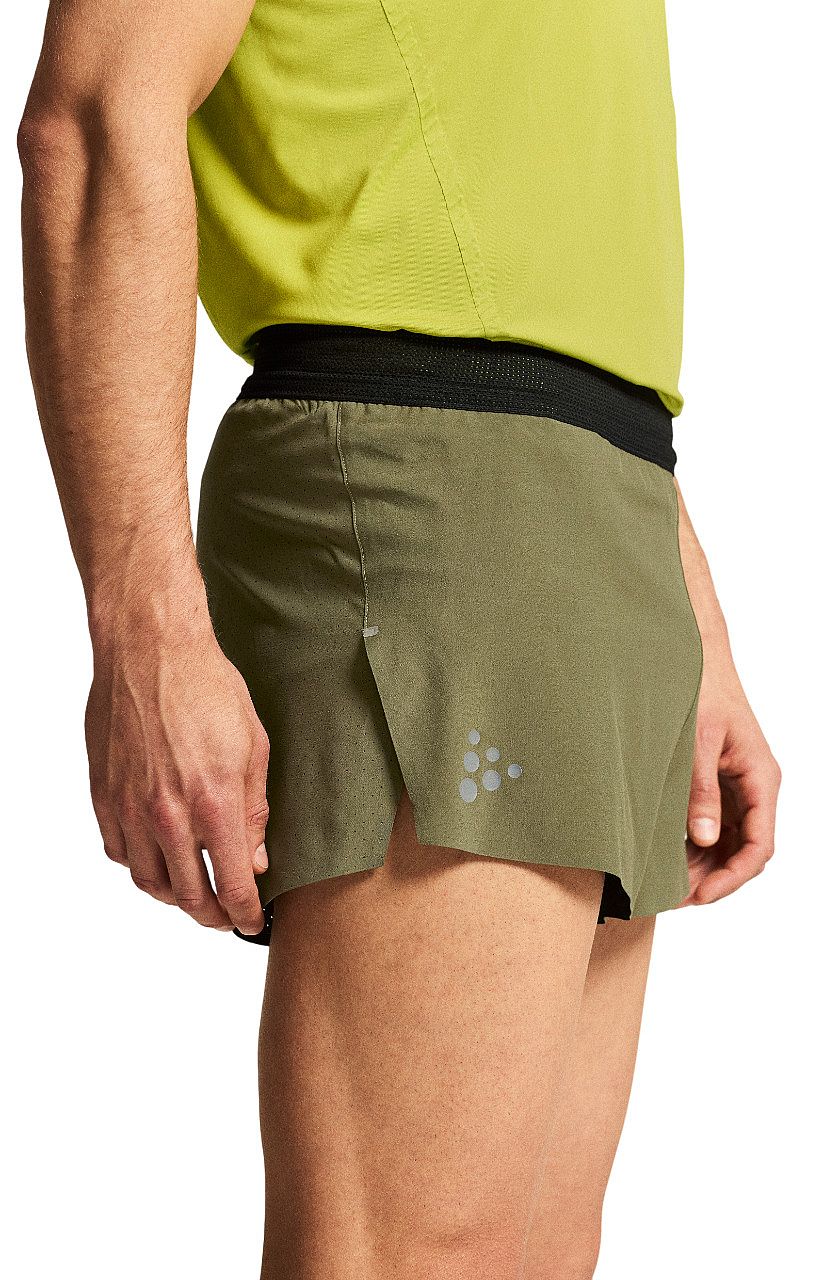 114750-Craft-PRO-Hypervent-Split-hardloopbroek-kort-2-groen-heren-afbeelding-4