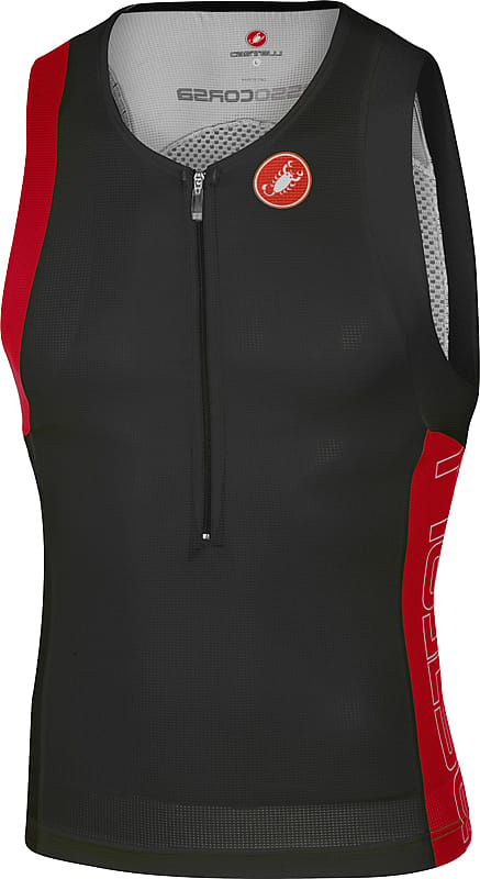 61025-Castelli-Free-tri-top-heren-zwartrood-afbeelding-1