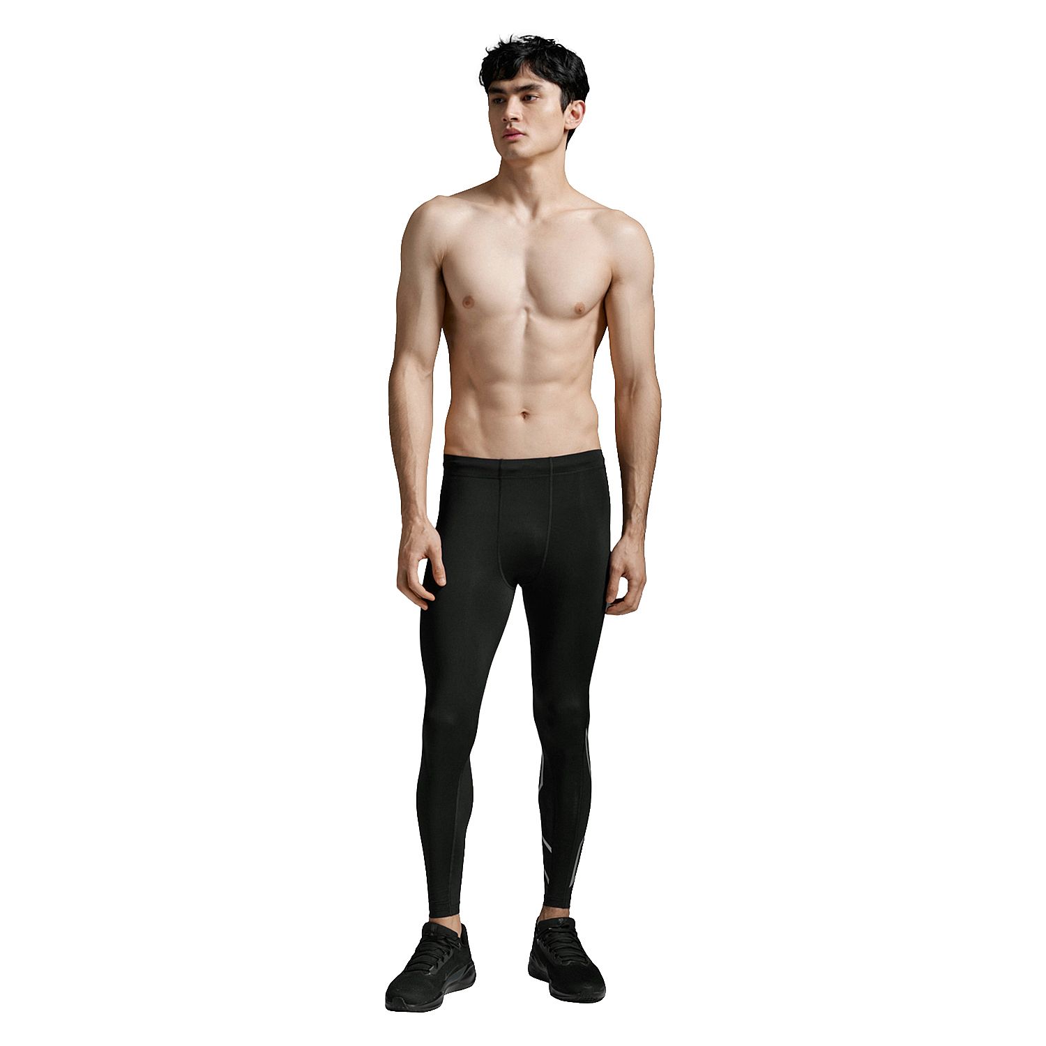 141854-2XU-MCS-Run-Compressie-tights-BlackSilver-heren-afbeelding-1