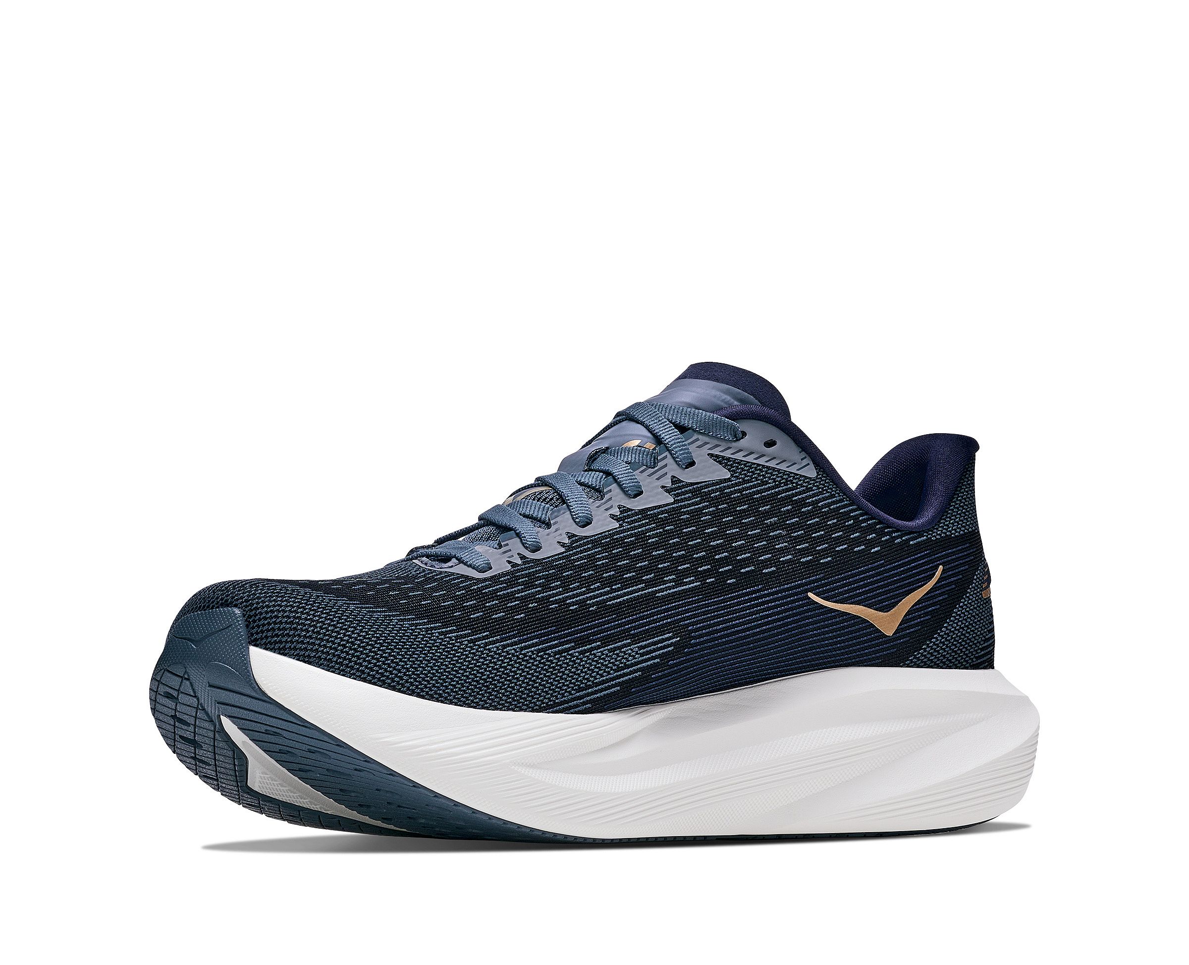 144847-Hoka-Mach-7-hardloopschoenen-faded-navygold-dames-afbeelding-3