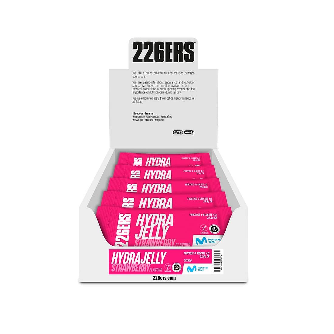 116017-226ers-Hydrajelly-Strawberry-30x40-gram-afbeelding-1