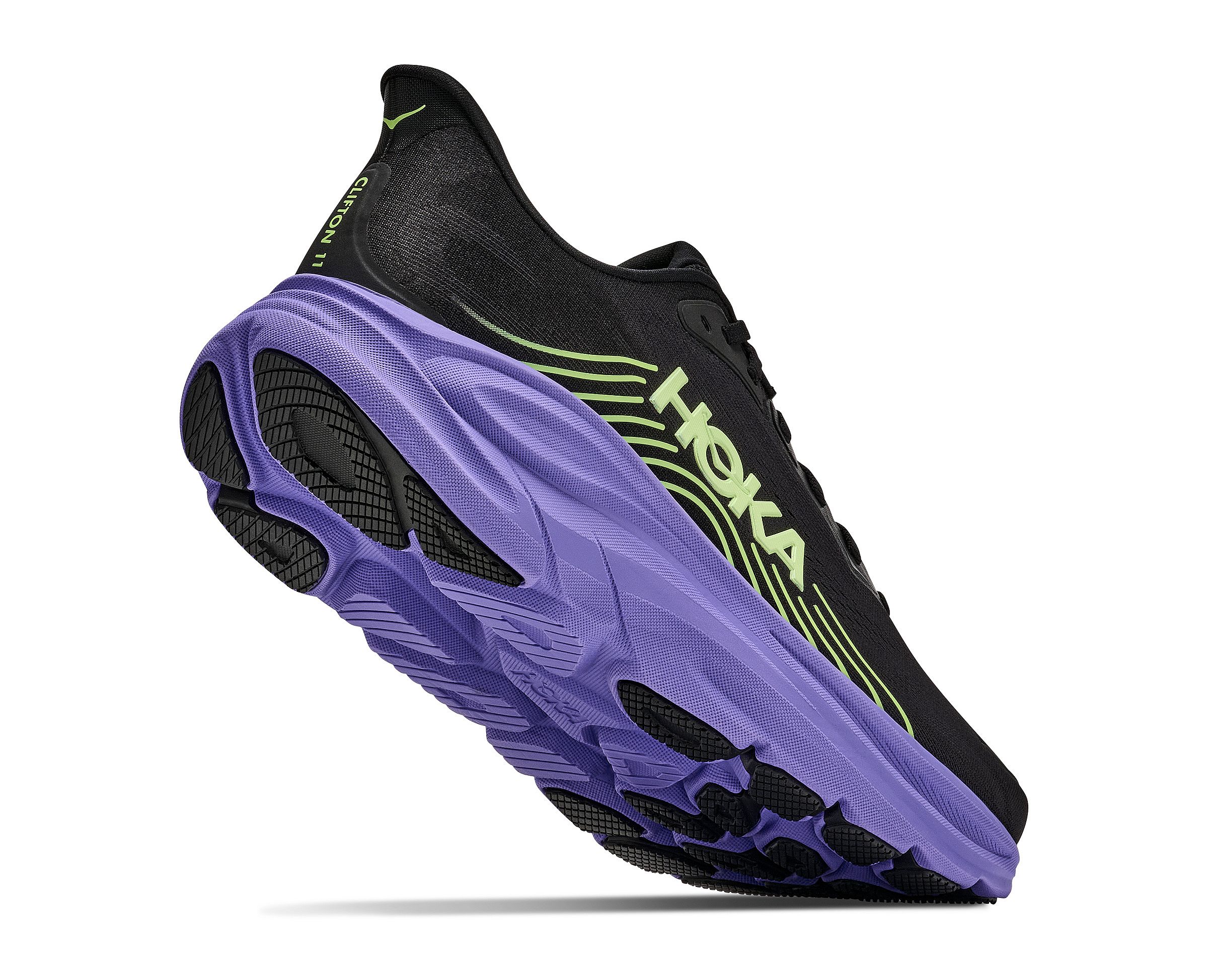 145797-Hoka-Clifton-11-hardloopschoenen-blackneon-yuzu-heren-afbeelding-4