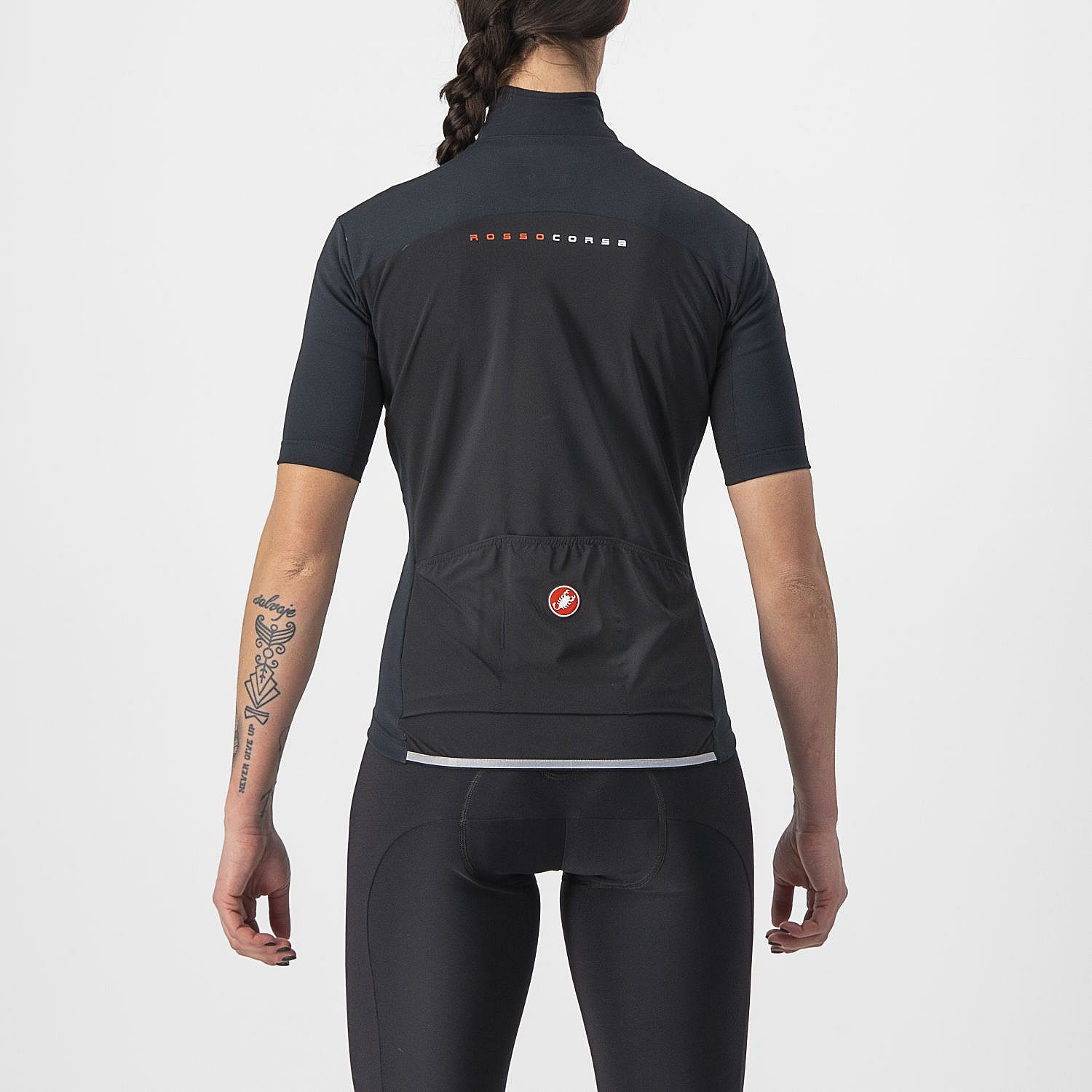 82136-Castelli-Perfetto-RoS-2-Wind-fietsshirt-korte-mouw-zwart-dames-afbeelding-2