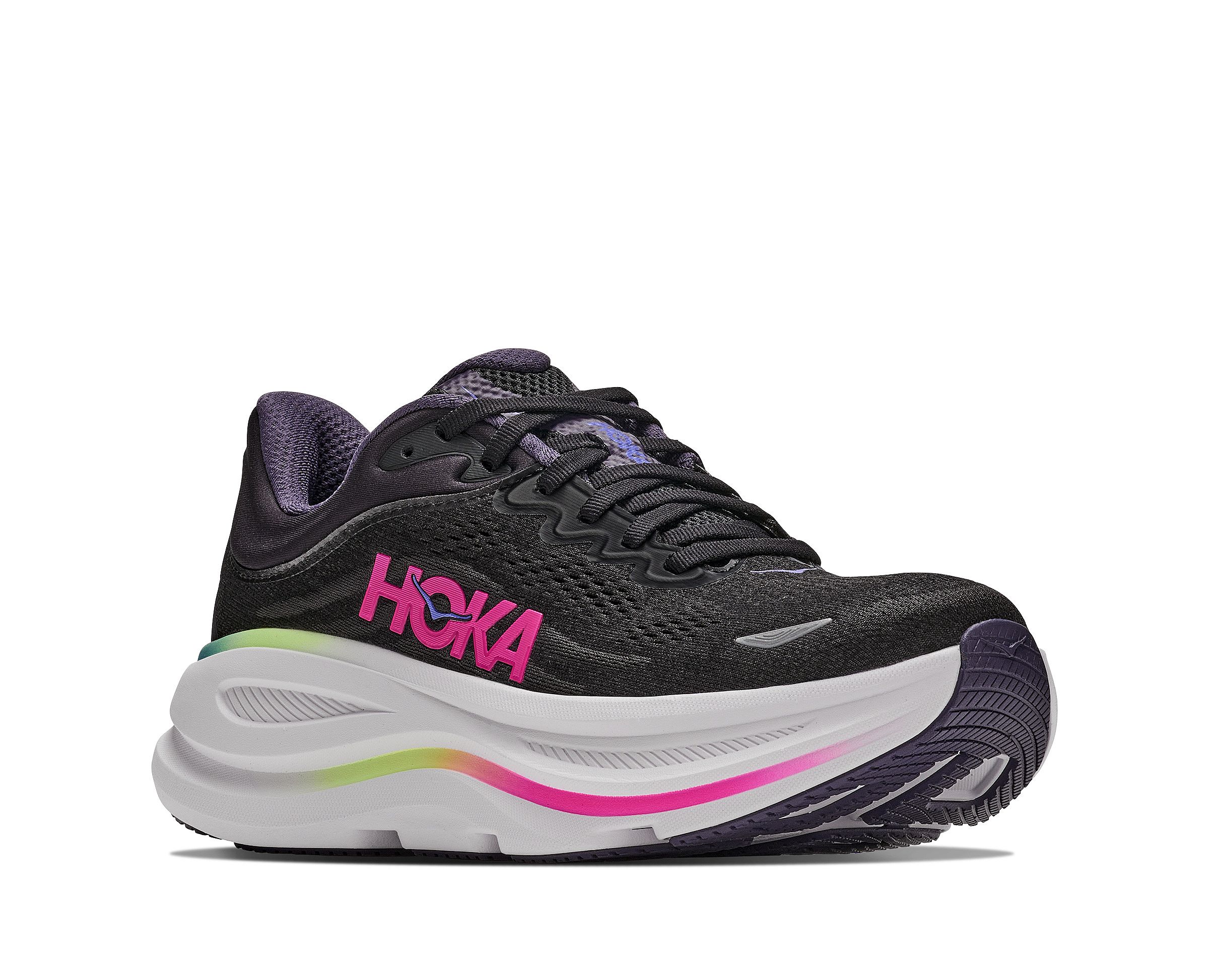 145342-Hoka-Bondi-9-hardloopschoenen-blackneon-dragonfruit-dames-afbeelding-6