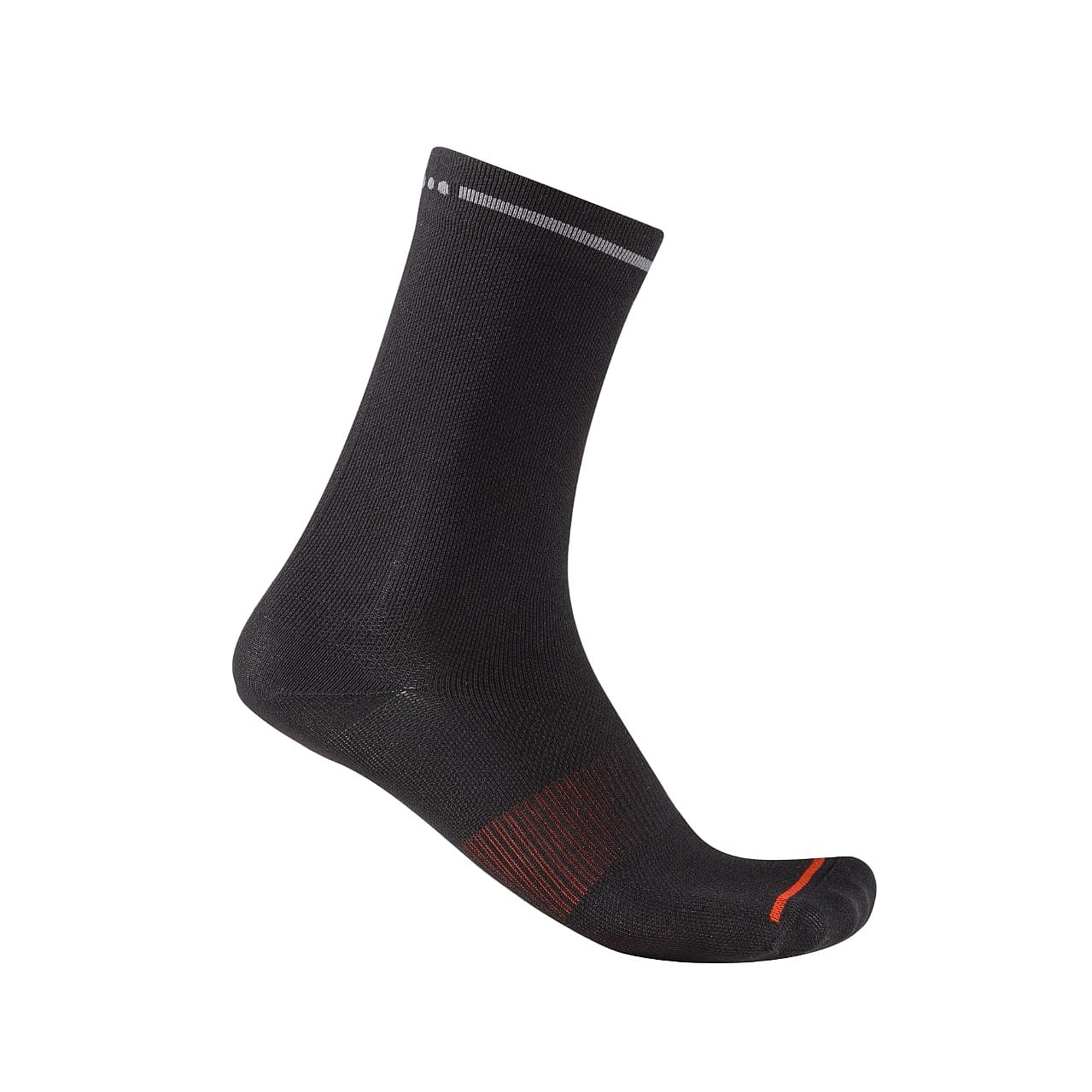 110268-Castelli-Premio-evo-18-sock-zwart-unisex-afbeelding-1