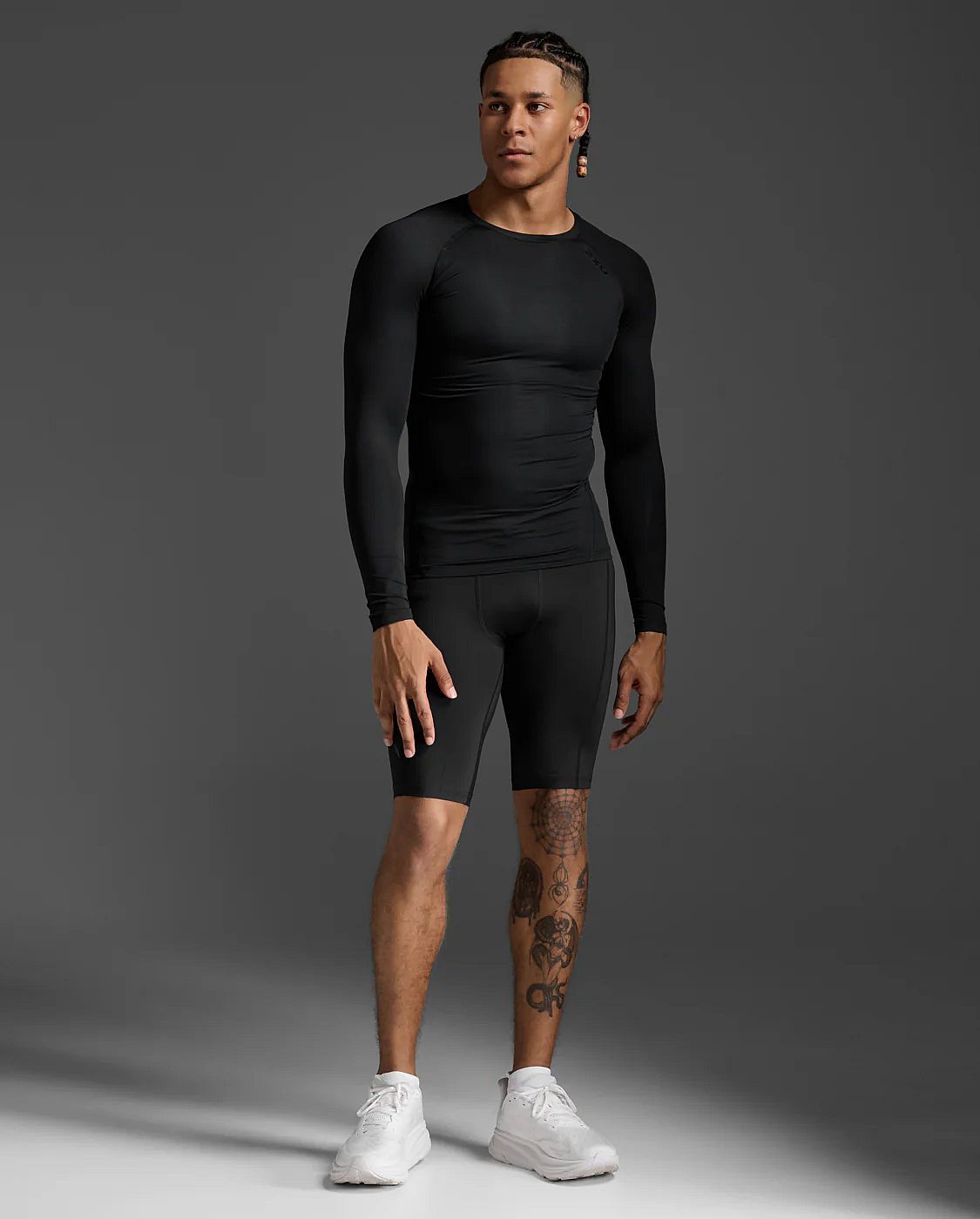 113415-2XU-Core-Compression-hardloopshirt-lange-mouw-BlackNo-Logo-Heren-afbeelding-6