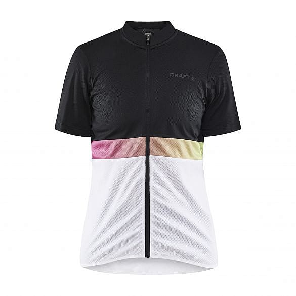 78484-Craft-Core-endurance-fietsshirt-korte-mouw-zwartwit-dames-afbeelding-1