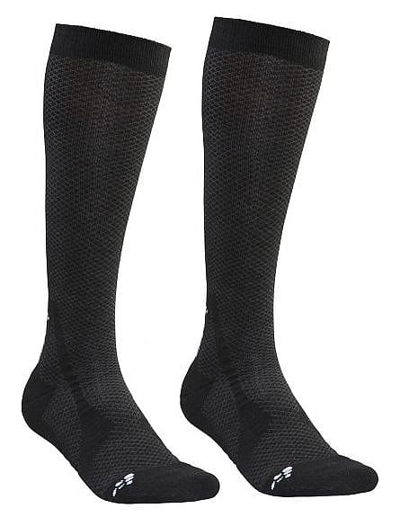 105389-Craft-warm-hoge-sokken-zwart-2-pack-afbeelding-1