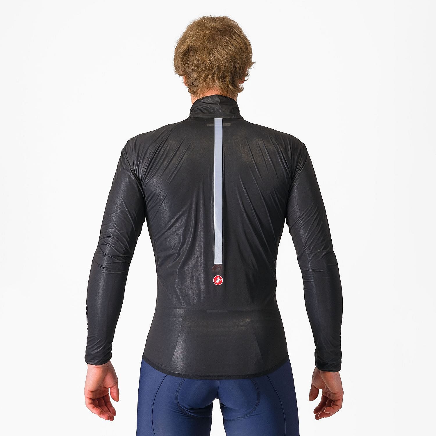 103466-Castelli-Squall-shell-jacket-lange-mouw-light-blacksilver-gray-heren-afbeelding-2