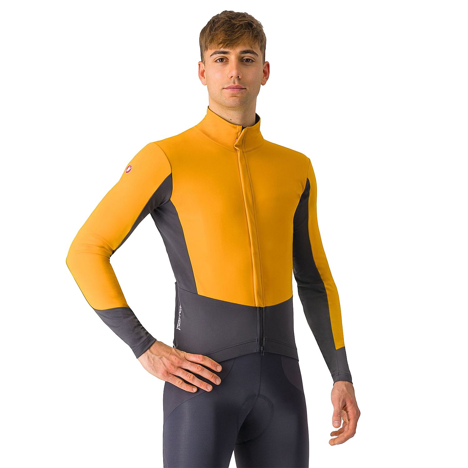 4524503-863-Castelli-Perfetto-air-jacket-lange-mouw-vivid-orangedark-gray-afbeelding-1