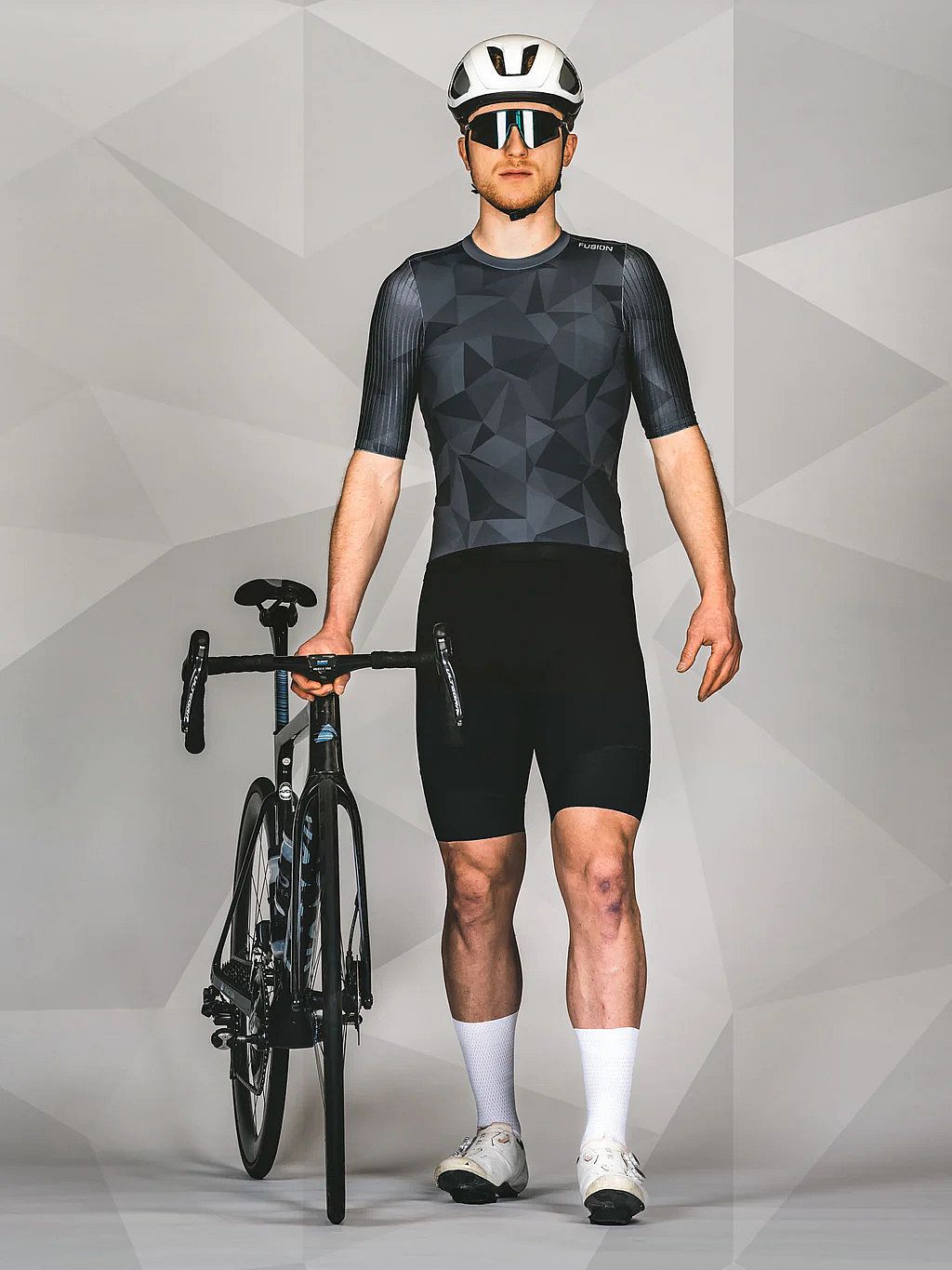 90435-Fusion-Tempo-Bib-Shorts-zwart-Unisex-afbeelding-5