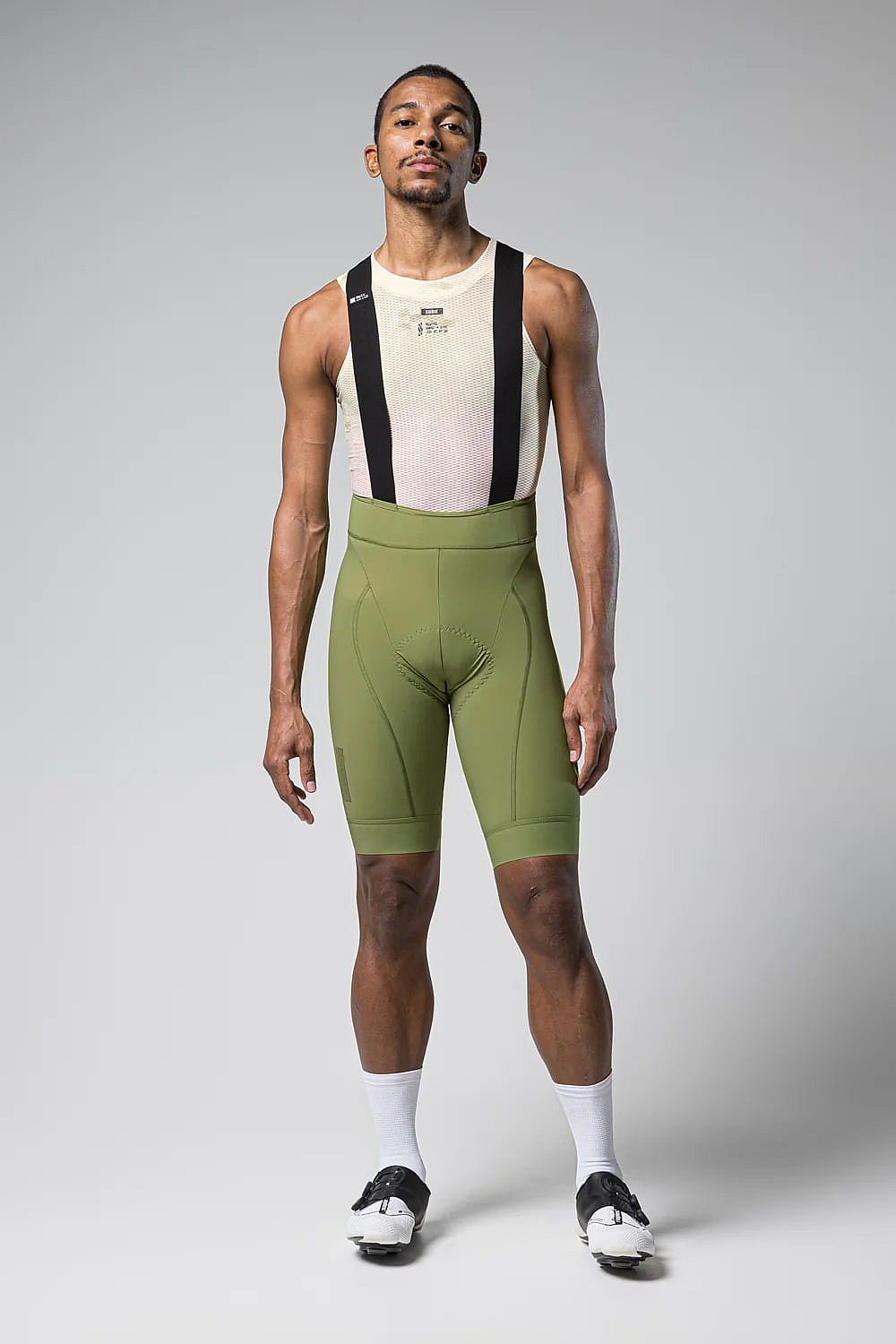 115556-Gobik-Matt-2.0-bibshort-olive-green-heren-afbeelding-4