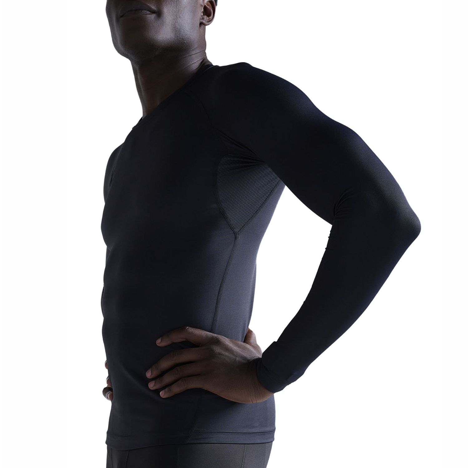141783-2XU-Core-compression-hardloopshirt-lange-mouw-Black-heren-afbeelding-8