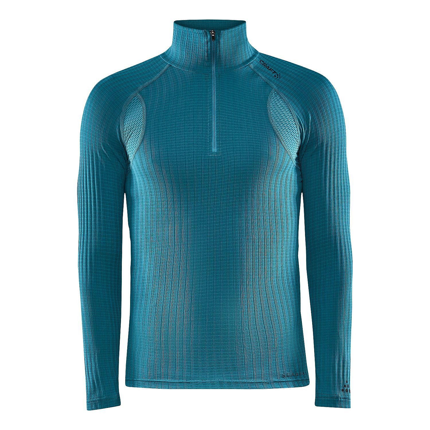 80942-Craft-Active-extreme-X-zip-ondershirt-lange-mouw-blauw-heren-afbeelding-1