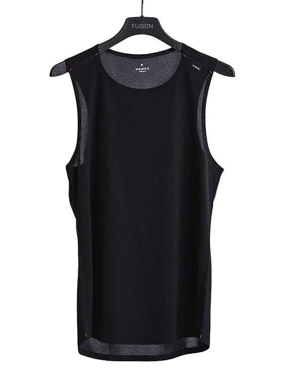 115743-Fusion-run-singlet-zwart-heren-afbeelding-1