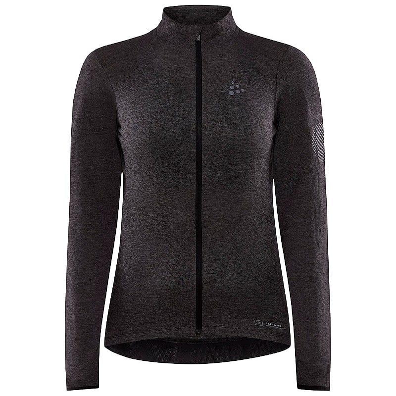 93717-Craft-Core-Bike-Essence-Wool-Jersey-lange-mouw-zwart-dames-afbeelding-1