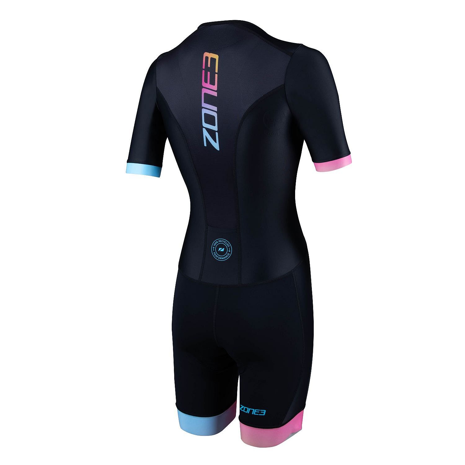 110868-Zone3-Activate-plus-korte-mouw-trisuit-zwartneon-dames-afbeelding-2