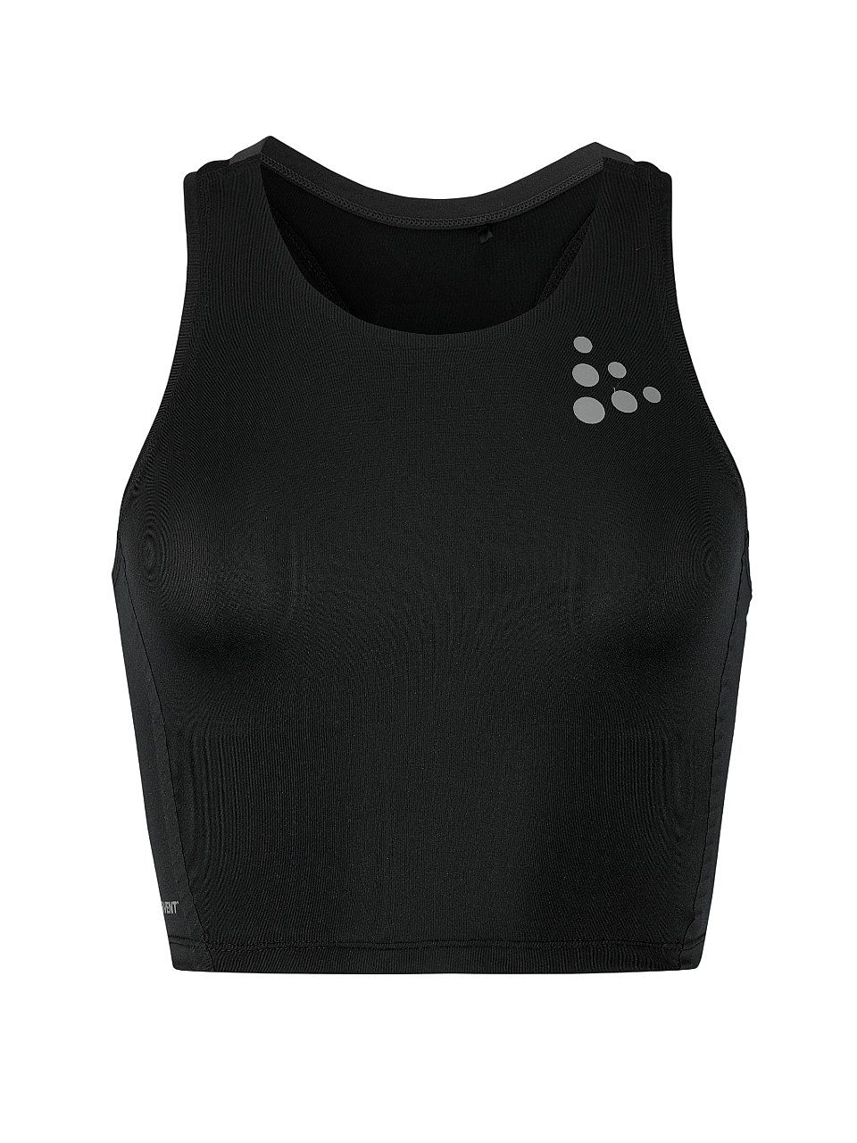 114574-Craft-Pro-Hypervent-Cropped-Hardlooptop-2-zwart-dames-afbeelding-1
