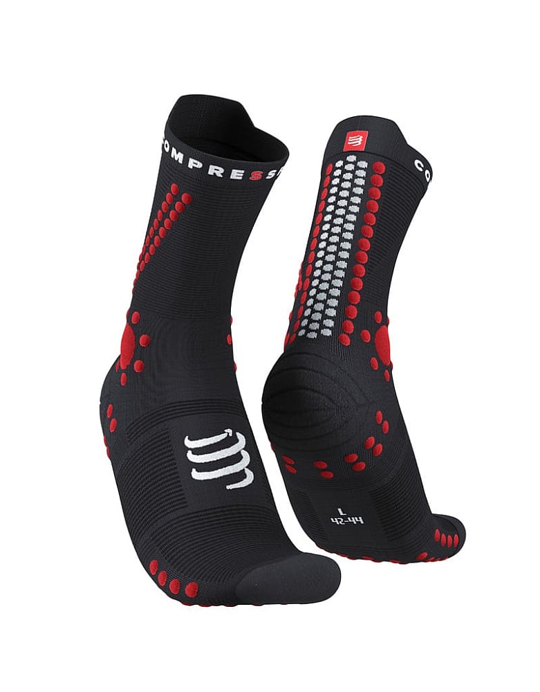 116048-Compressport-Pro-racing-v4.0-trail-hardloopsokken-zwartrood-afbeelding-1