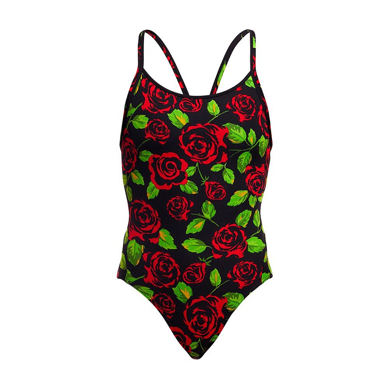 100399-Funkita-Black-Rose-diamond-back-badpak-dames-afbeelding-1