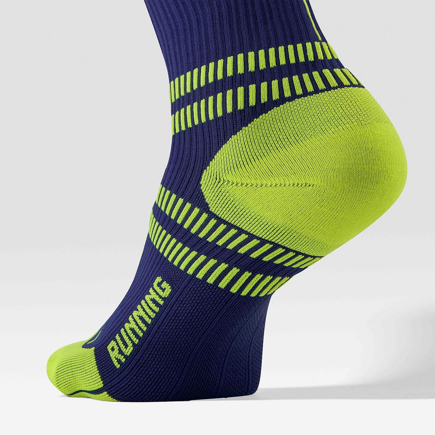 116180-Stox-Running-Socks-donkerblauwgeel-heren-afbeelding-4