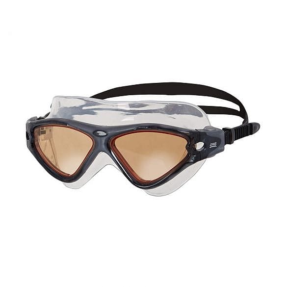 69083-Zoggs-Tri-Vision-Mask-zwembril-zwart---oranje-lens-afbeelding-1