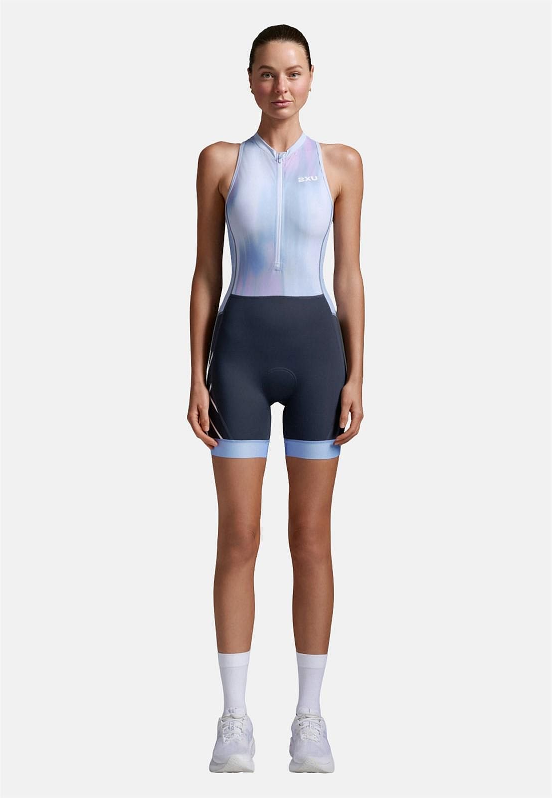143280-2XU-Core-Trisuit-mouwloos-hydrangeaindia-ink-Dames-afbeelding-2