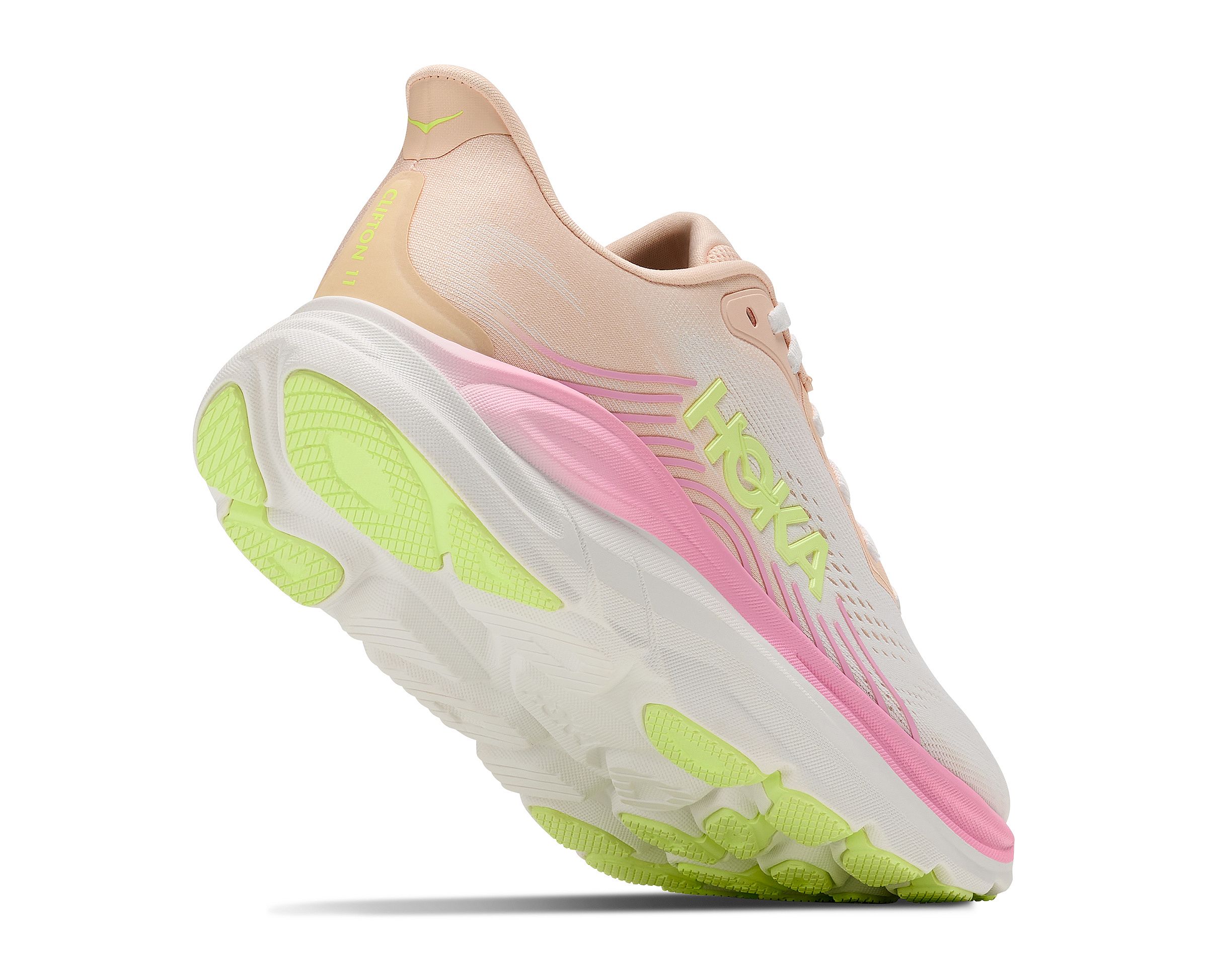 144467-Hoka-Clifton-11-hardloopschoenen-tangerine-glowwhite-dames-afbeelding-4