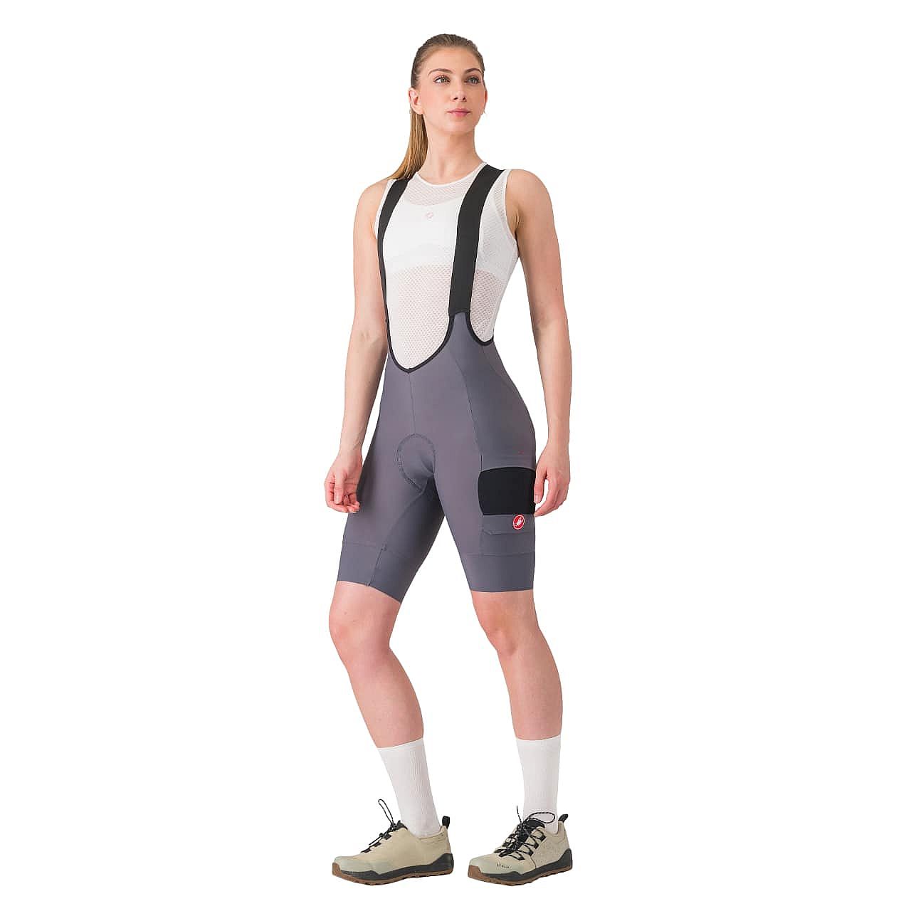 111415-Castelli-Unlimited-cargo-w-bibshort-grijs-dames-afbeelding-1