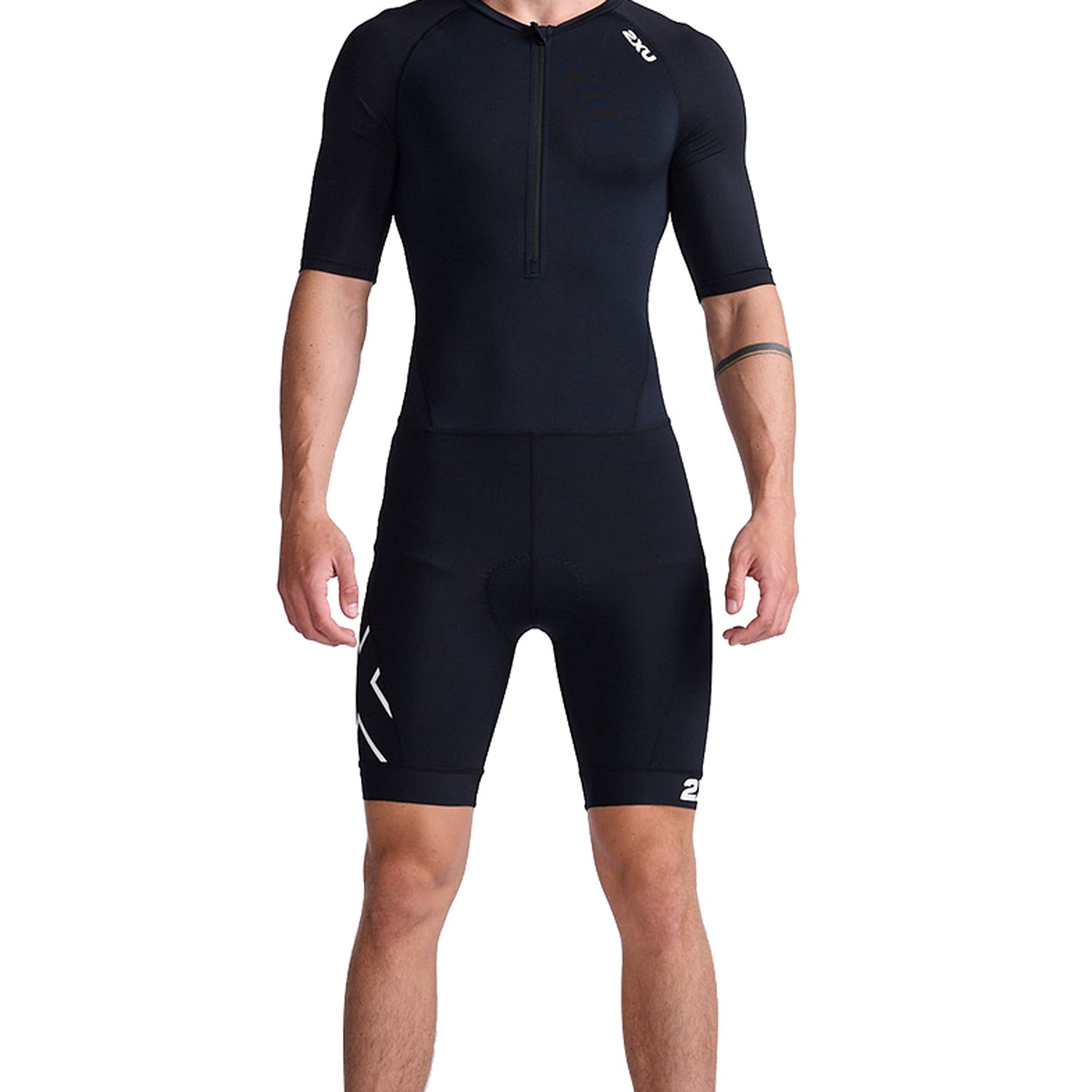 87944-2XU-Core-trisuit-korte-mouw-zwart-heren-afbeelding-1