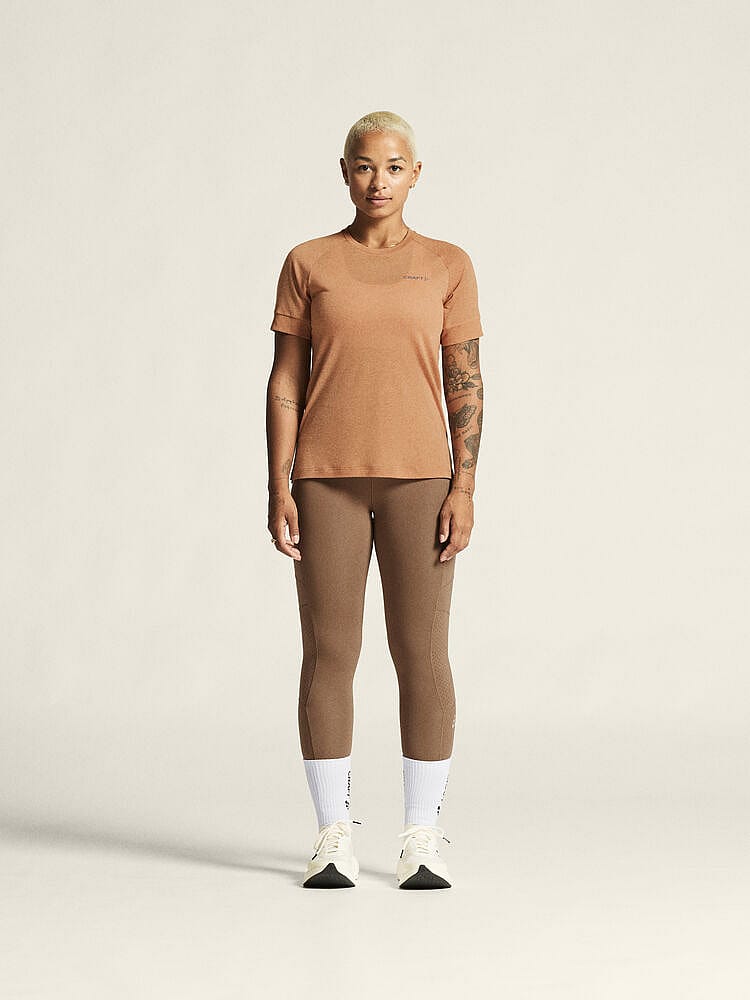 119512-Craft-Adv-Trail-Wool-ondershirt-korte-mouw-oranje-dames-afbeelding-2