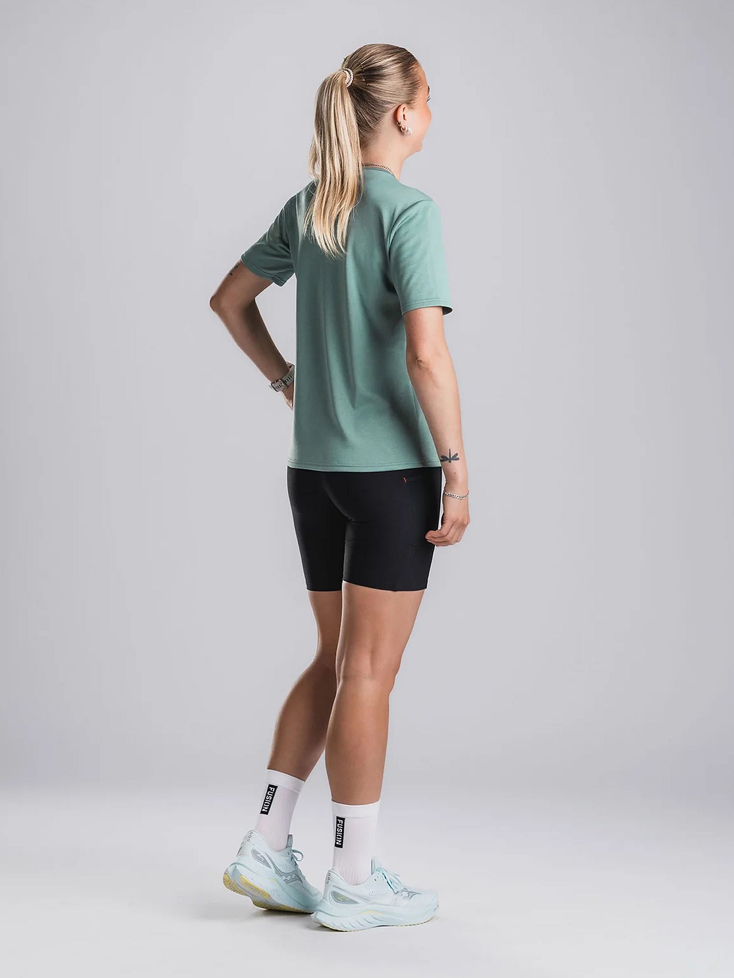 144539-Fusion-Tempo-Two-Run-T-shirt-dames-mineral-afbeelding-3